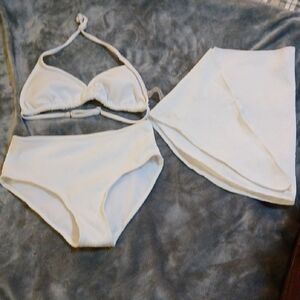 White Women's Bikini Set